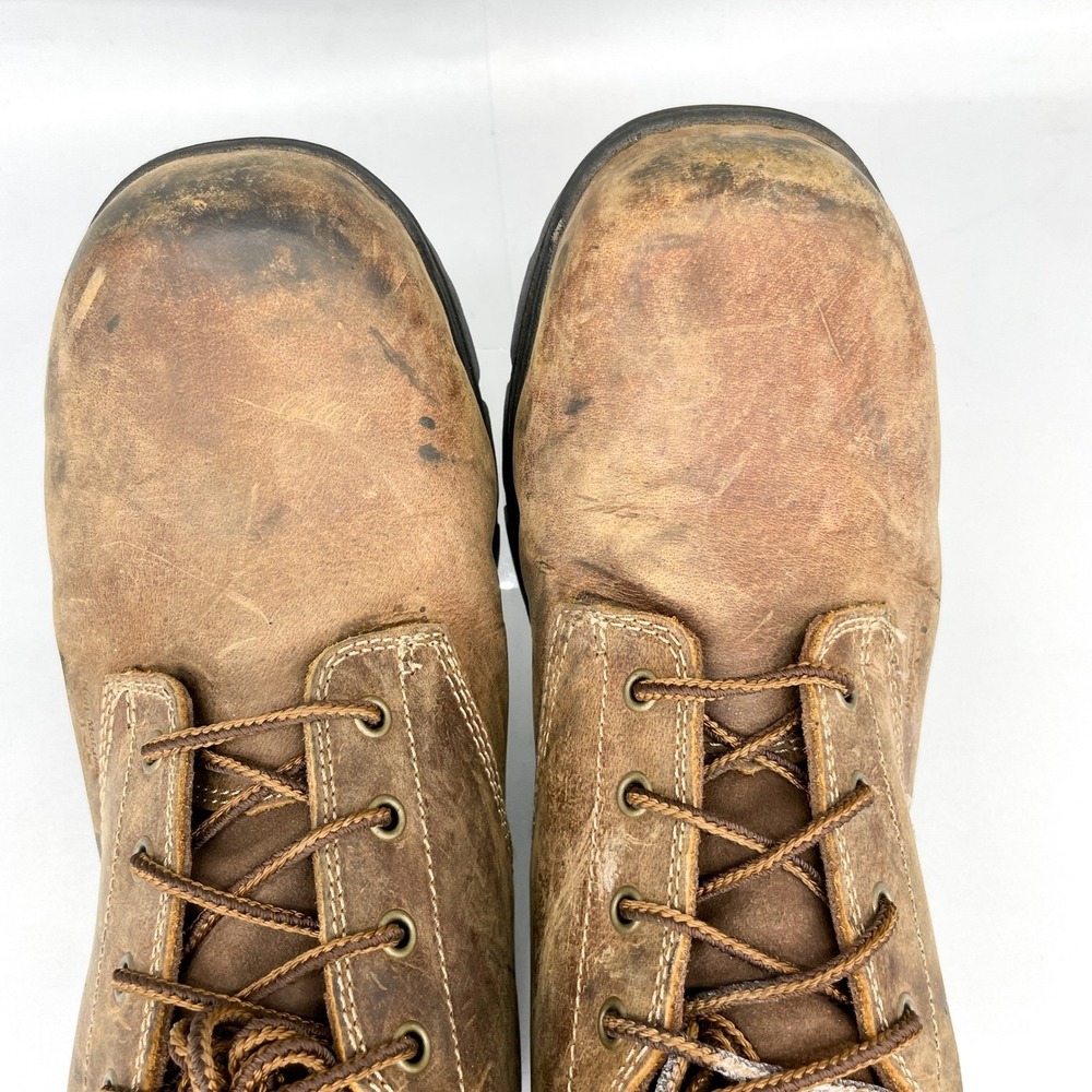 Carolina CA3536 Mens 14 D Brown Leather Waterproof Composite Toe Work Boots Shoe - Picture 9 of 12